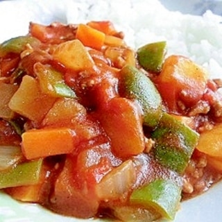 ひき肉野菜カレー